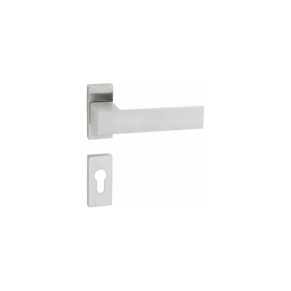 Handle JNF SQUARE - UR - Brushed stainless steel