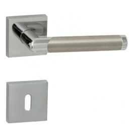 Handle TUPAI DIAGO - HR 793Q - OC / BN - Polished chrome / brushed stainless steel