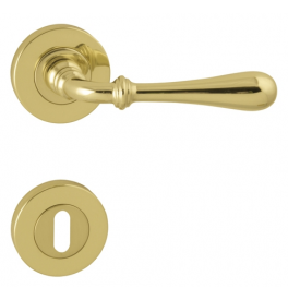 Kľučka CARINA 2 - R - Zlatá lesklá