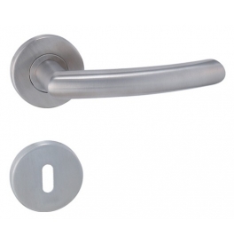 Handle MP - NERO - R - Brushed stainless steel