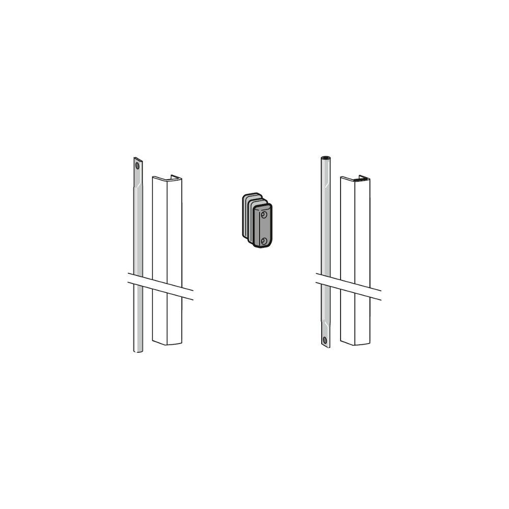 DORMA PHX 04 F - Set závory s krytem pro křídlo dveří s výškou 2270 mm