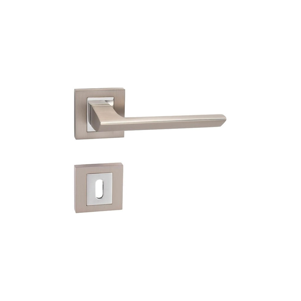 Handle JASPER - HR - Nickel pearl / Polished chrome