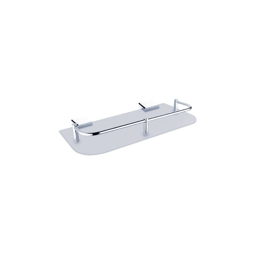 Glass shelf with brackets and fence NIMCO KIBO Ki 14091AX-30-26 300 mm