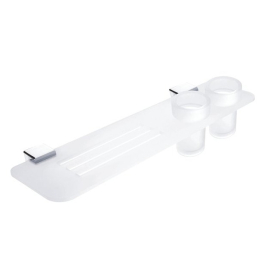 Półka z uchwytem i kubki do mycia zębów IXI NIMCO KIBO Półka z uchwytem i kubki do mycia zębów IXI NIMCO KIBO Ki X350-58DW-26