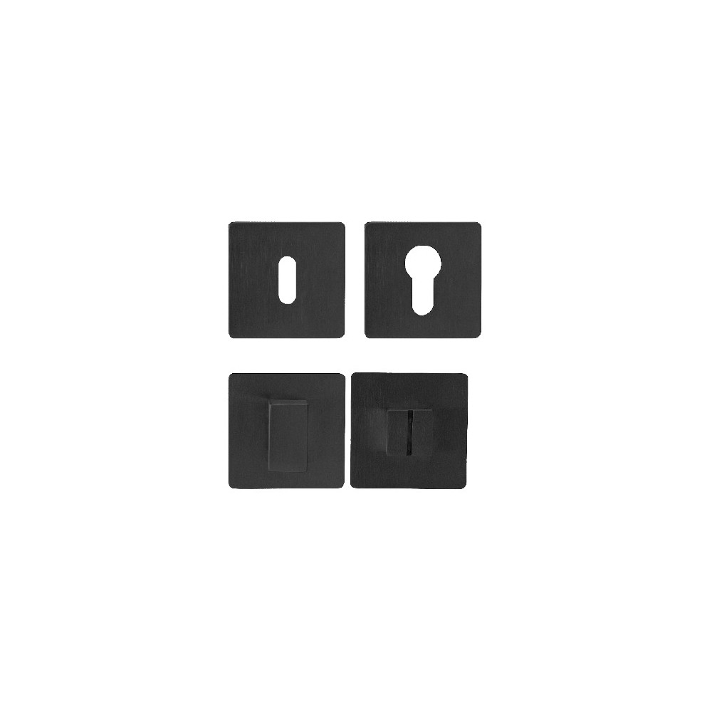 MP - Rosette - HR 3SM - PVD Black