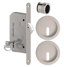 Set für Schiebetür Set für Schiebetür METAL-BUD - ONS - Nickel geschliffen