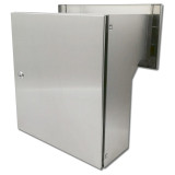 Fence-mounted mailbox X-FEST JAKUB 4 inox