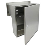Fence-mounted mailbox X-FEST JAKUB 4 inox
