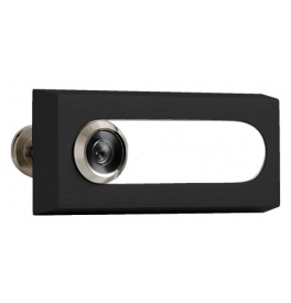 Door Viewer with label AXA - OMEGA 2 - F8 - Anodized black