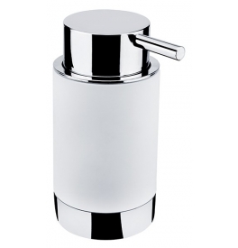 Soap Dispenser NIMCO LIO - Polished chrome / white