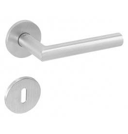 Handle FAVORIT - R 2002 5S - BN - Brushed stainless steel
