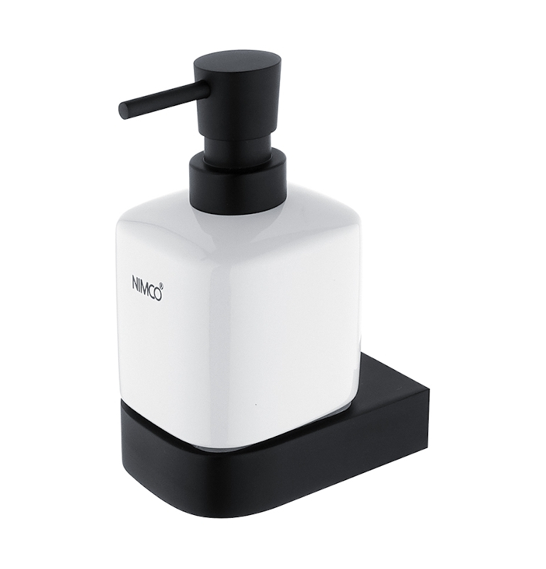 Dozownik mydła NIMCO NIKAU BLACK NKC 30031K-T-90 Dozownik mydła NIMCO NIKAU BLACK NKC 30031K-T-90