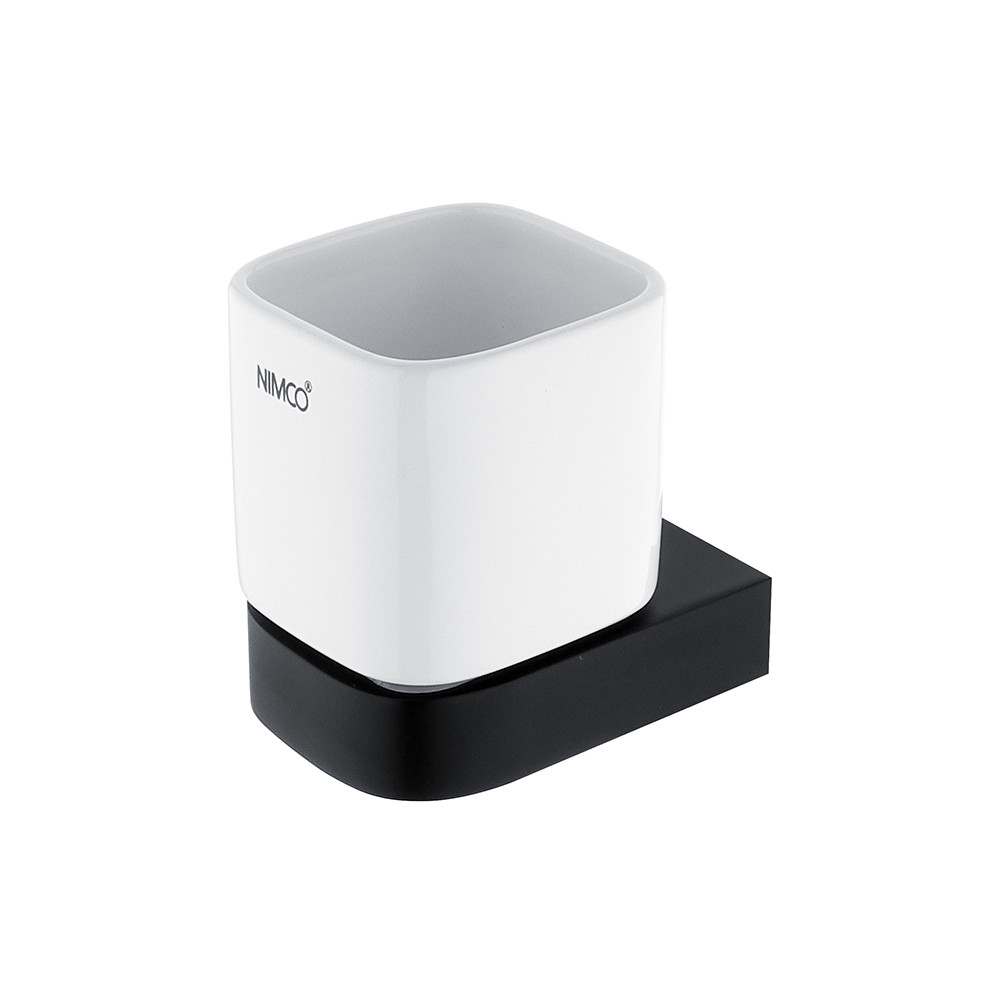 Pohár na zubné kefky NIMCO NIKAU BLACK NKC 30058K-90