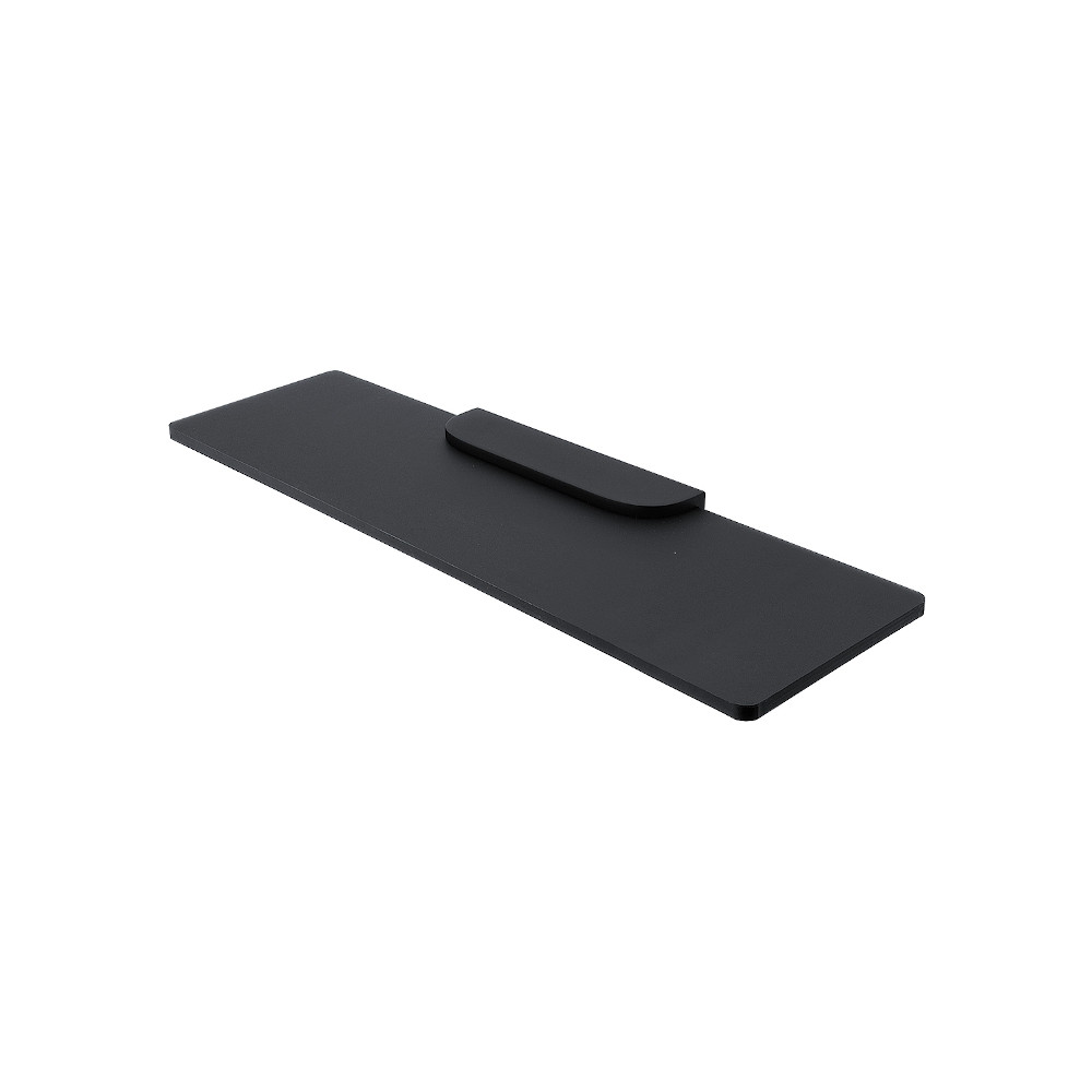 Sklenená polica s držiakom IXI NIMCO NIKAU BLACK NKC X350-C-90