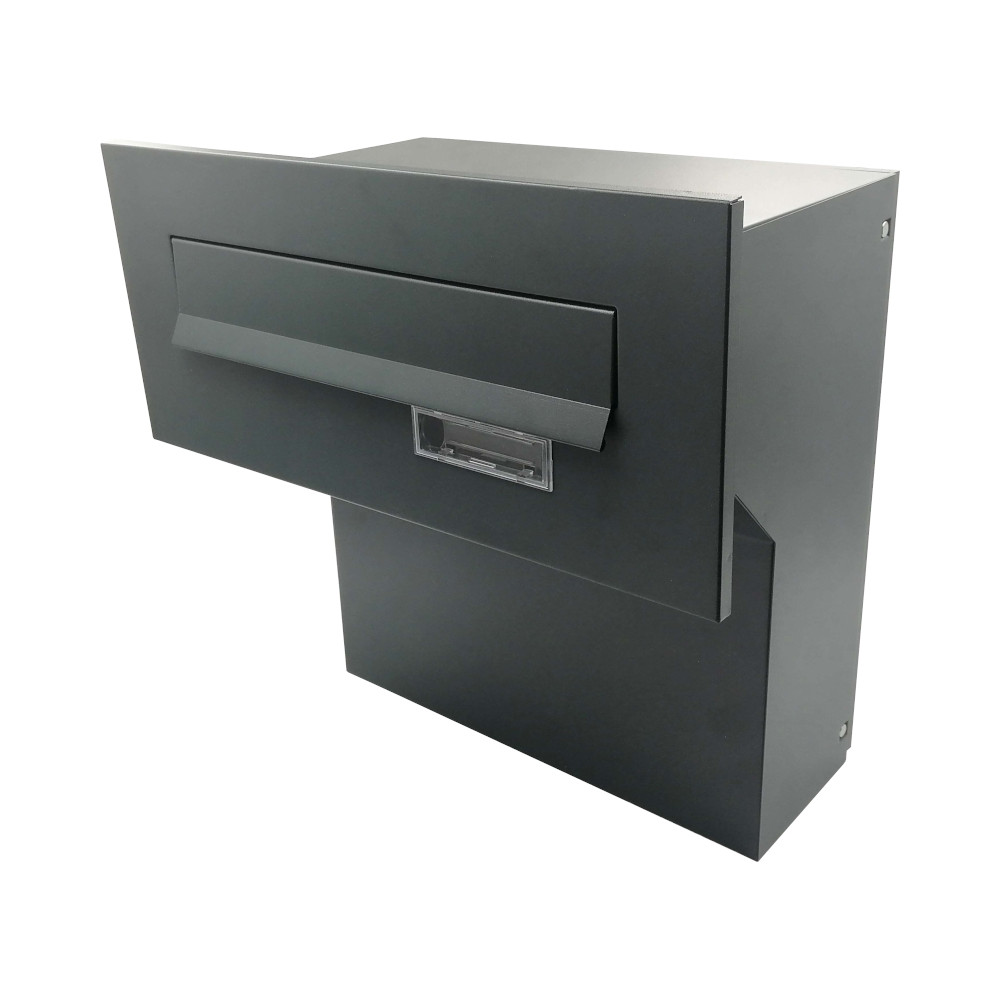 Fence-mounted mailbox X-FEST JAKUB 4 Anthracite