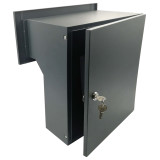 Fence-mounted mailbox X-FEST JAKUB 4 Anthracite