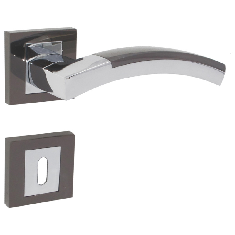 Handle LIENBACHER VECTOR - OC / BC - Polished chrome / Black chrome