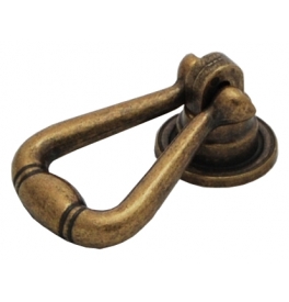 Furniture handle ACHILES - Patina on brass