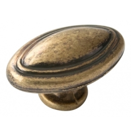 Furniture handle HERKULES - Patina on brass