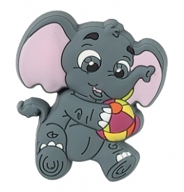 Children furniture handle ELEPHANT WITH BALL