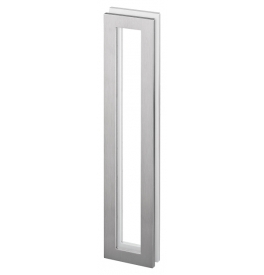 Shell for glass sliding door JNF IN.16.559.A - Brushed stainless steel