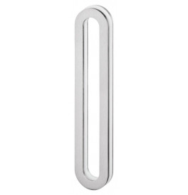 Shell for glass sliding door JNF IN.16.563.A - Brushed stainless steel