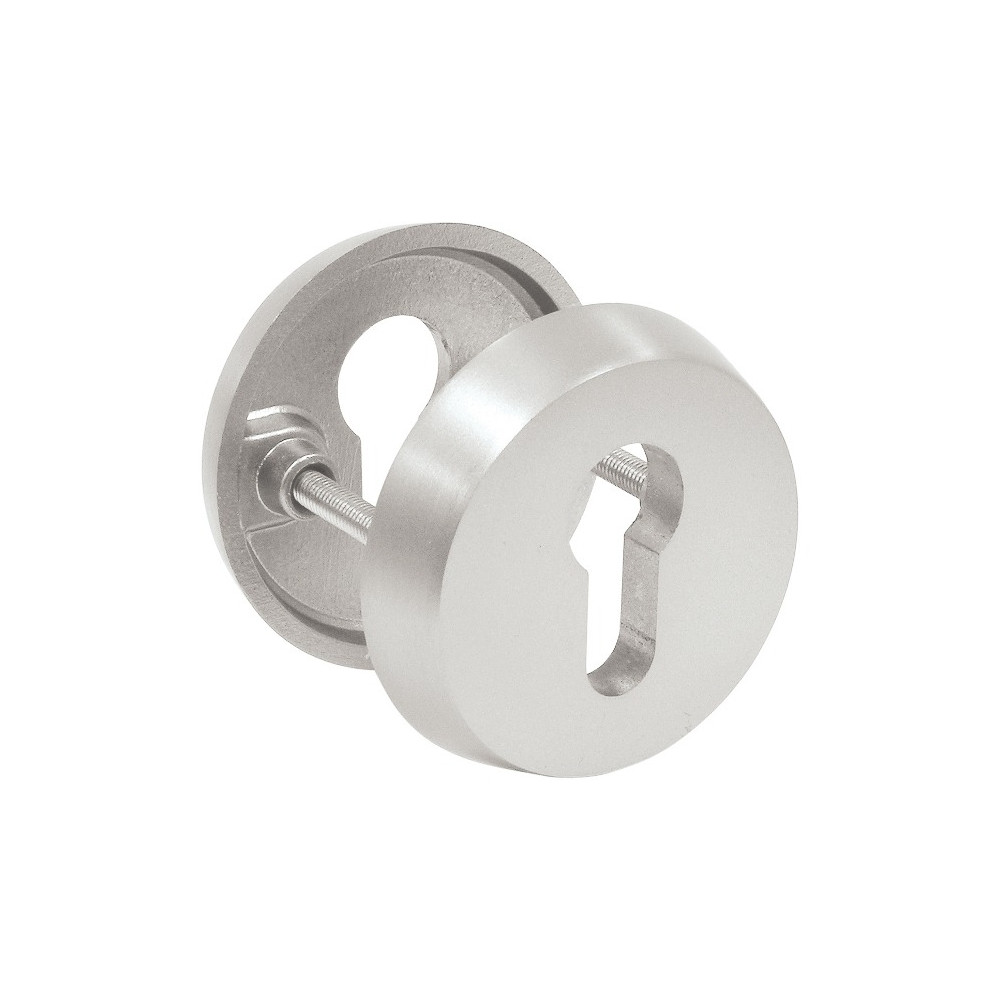 Safety rosette AXA - Silver matt