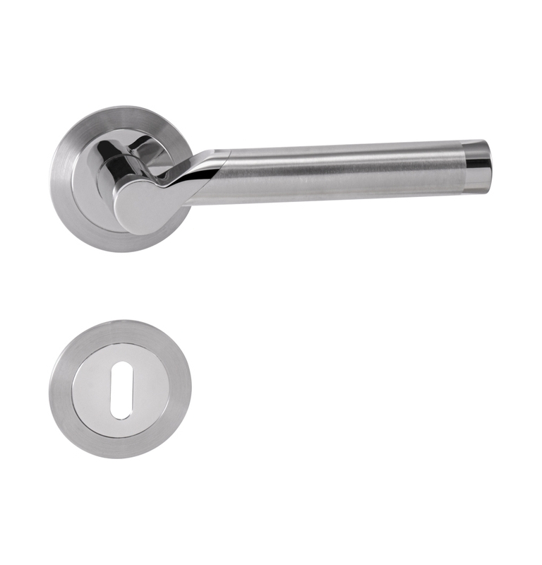 Kilincs MARENA - R 3SM - BN / LN - Szálcsiszolt inox / fényes inox Kilincs MARENA - R 3SM - BN / LN - Szálcsiszolt inox / fényes inox