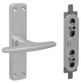 Window handle with mechanism LUCIA - Silver matt)