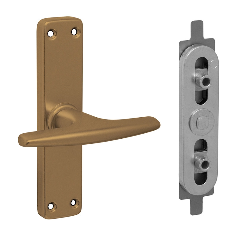Window handle with mechanism LUCIA - Bronze matt