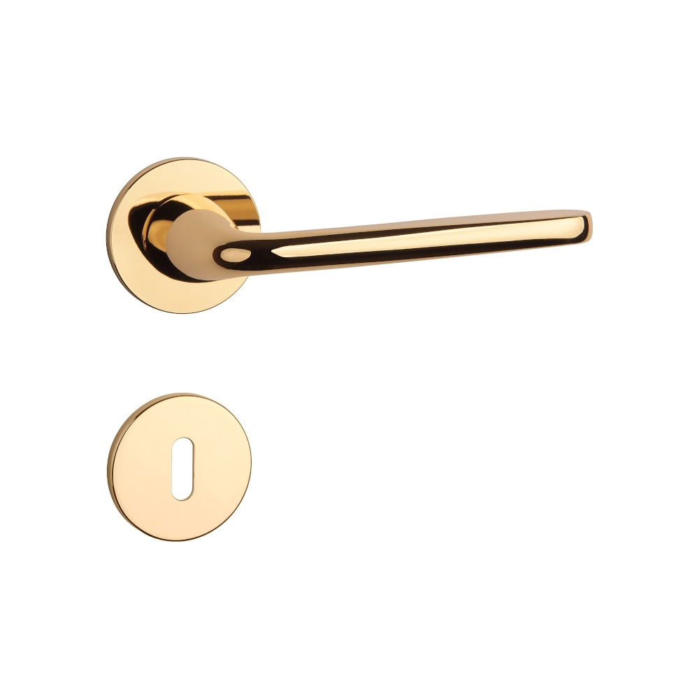 Handle APRILE HIACYNTA - R 5S - Polished brass