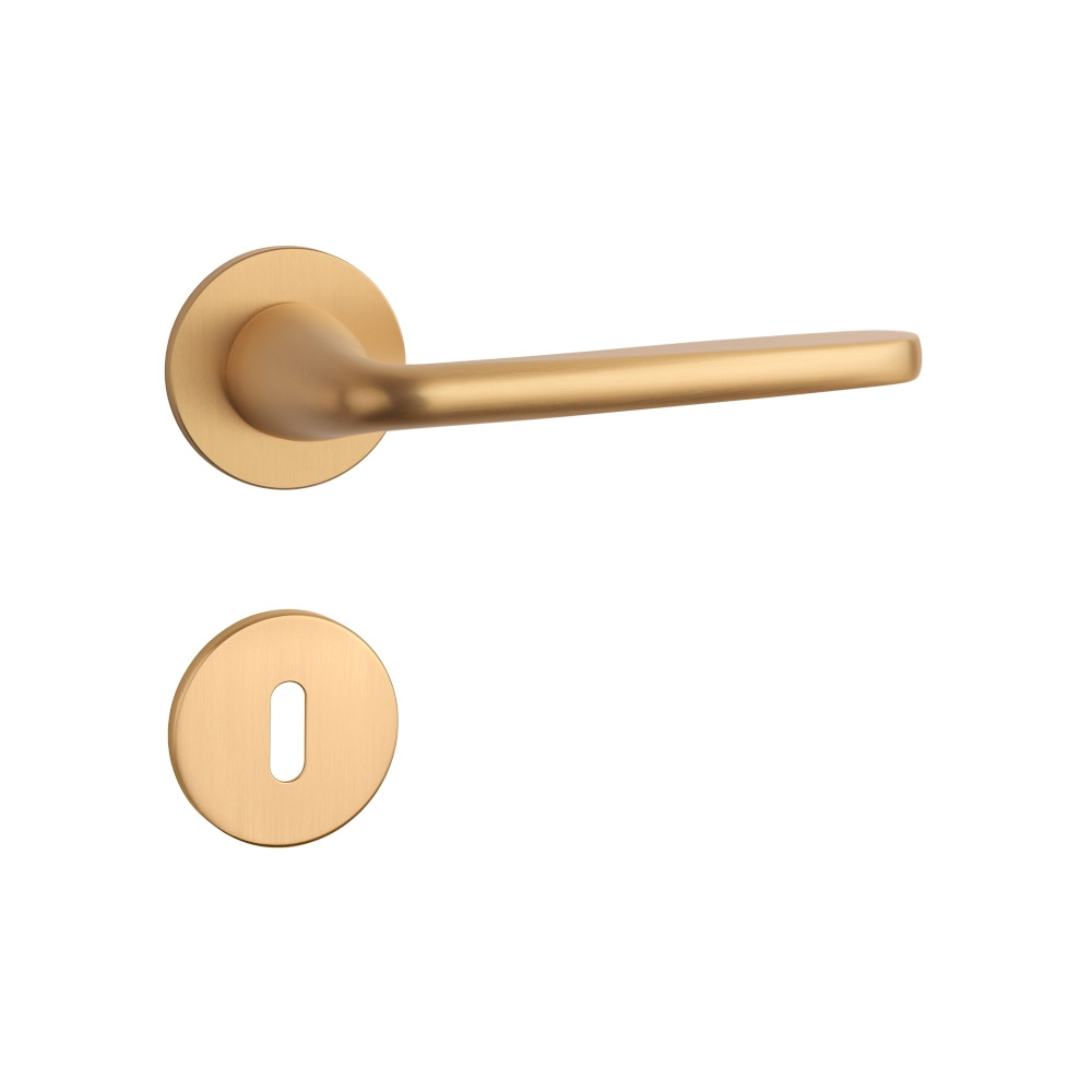 Handle APRILE HIACYNTA - R 5S - Brushed brass
