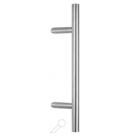 Pull handle FIMET K10 - Brushed stainless steel