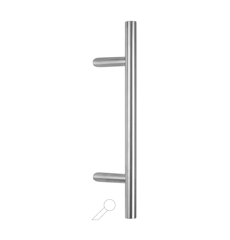 Pull handle FIMET 810 - Brushed stainless steel