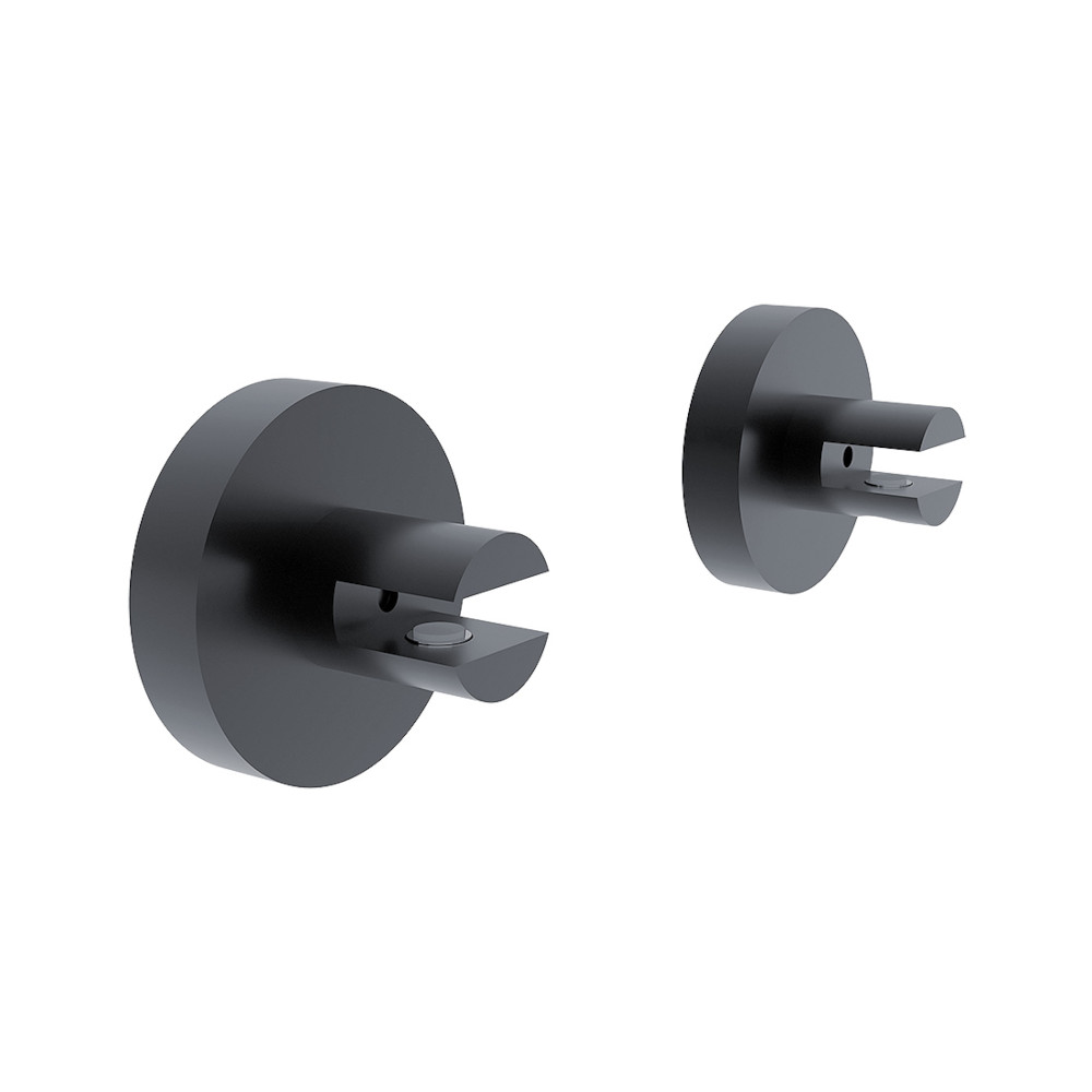Glass shelf brackets NIMCO UNIX BLACK