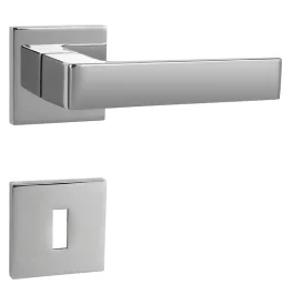 Door Handle MPK HIT HR SQ6 - Polished chrome
