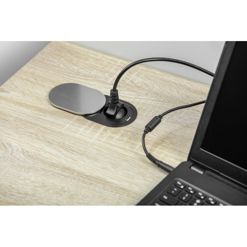 Furniture socket with USB charging GTV SLIDE