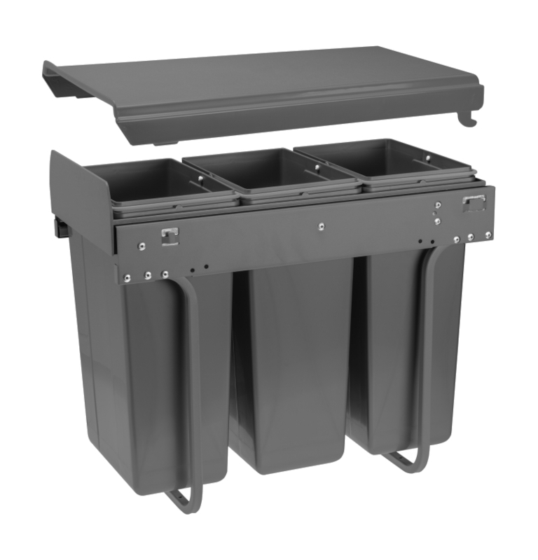 Ausziehbarer Mülleimer GTV - PRACTI ECO 300 (3 x 10 L) Ausziehbarer Mülleimer GTV - PRACTI ECO 300 (3 x 10 L)