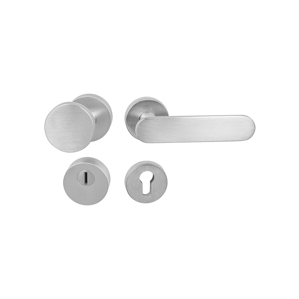Security handle TUPAI CUBO/NELA - R 3233/4158 - Brushed chrome