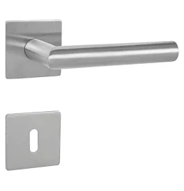 Door handle MP FAVORIT - HR 3SM - Brushed stainless steel