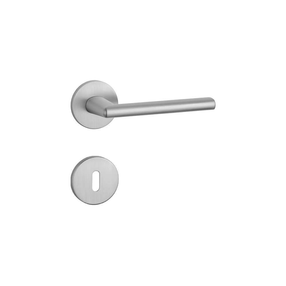 Door handle APRILE KALMIA - R 7S - Brushed chrome