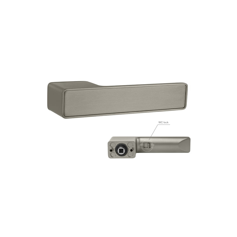 Klamka MPK GRANDERA IN LOCK - RT - Nikiel matowy
