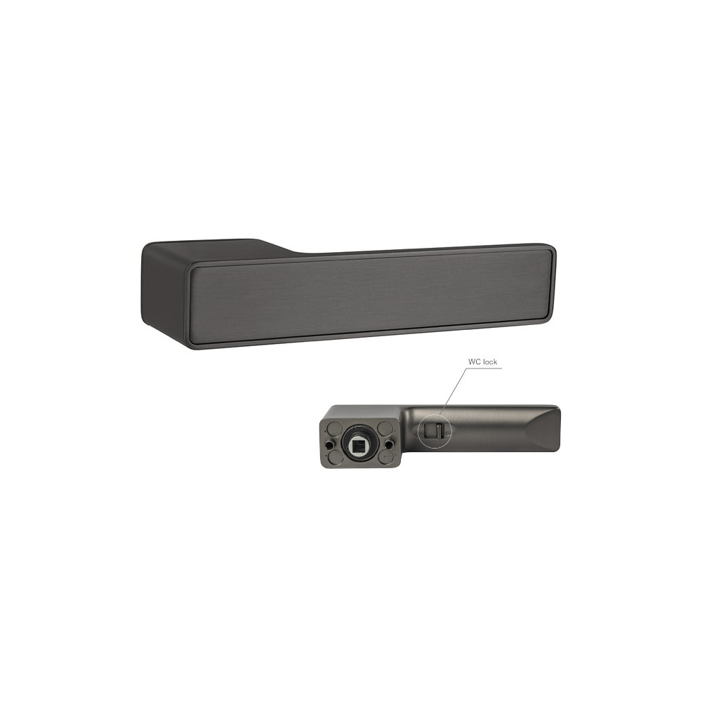 Door handle MPK GRANDERA IN LOCK - R - Graphite matt