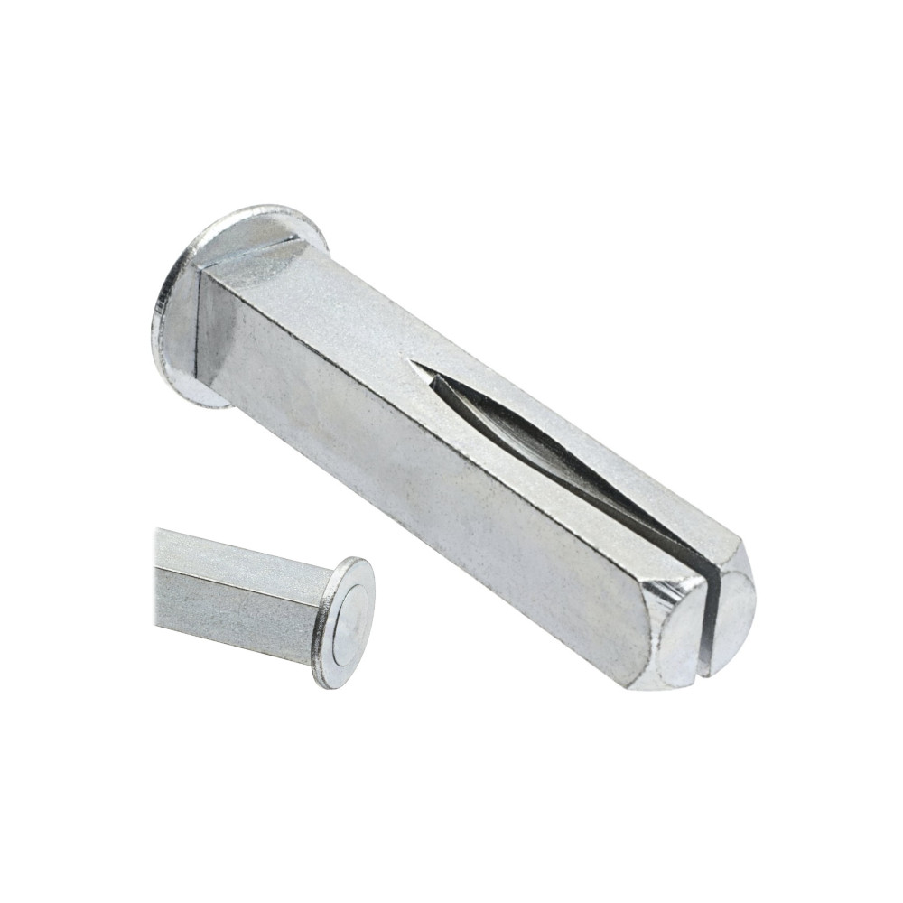 Spindle for one-sided handle mounting 8 x 8 mm