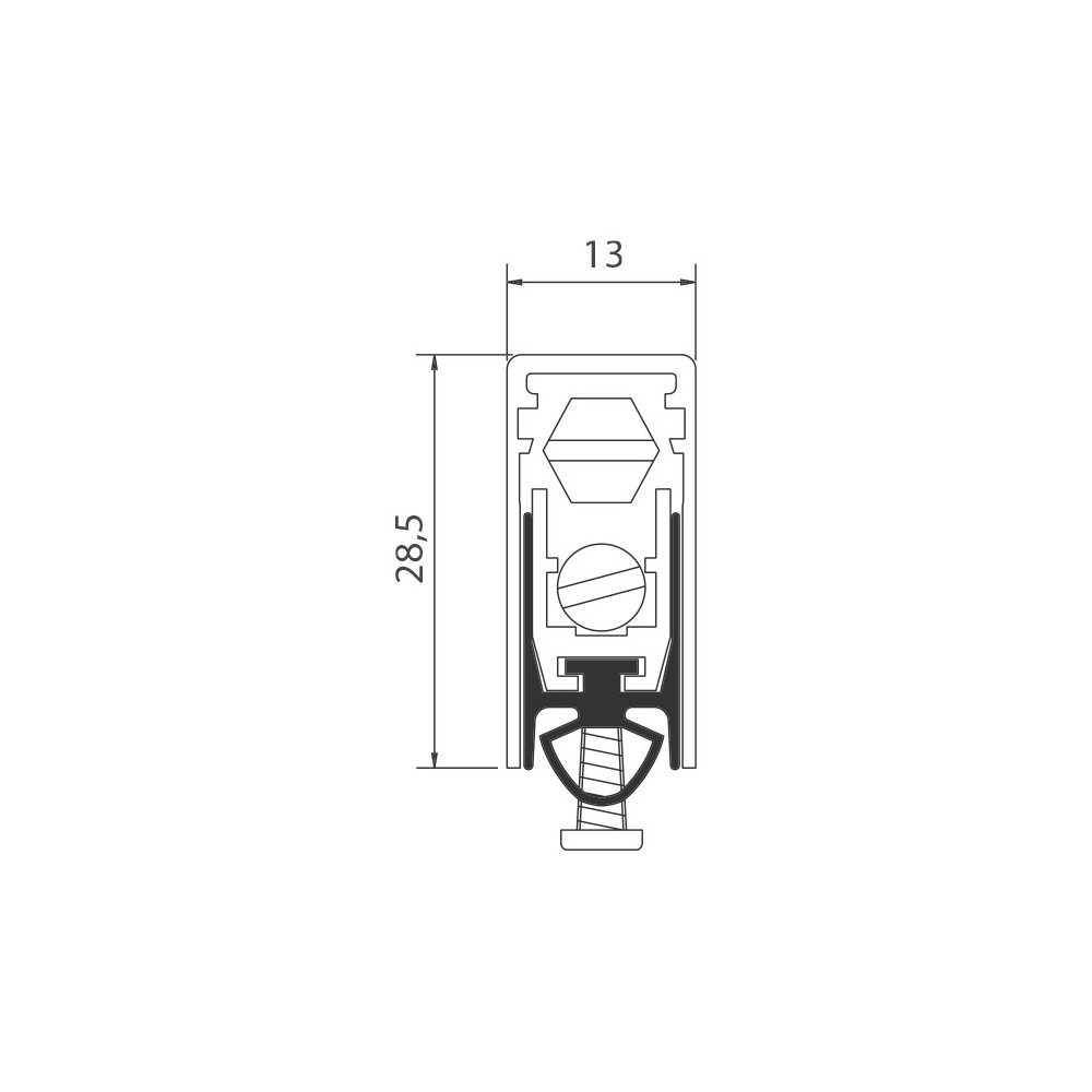 Automatic Door Seal 1773 ACU