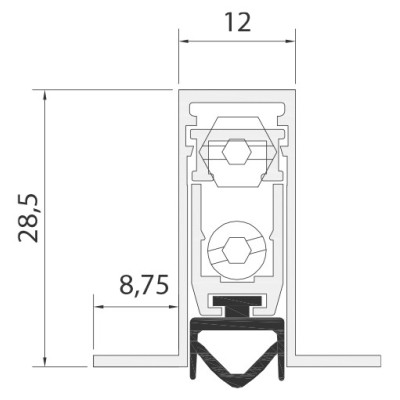 Automatic Door Seal 1812