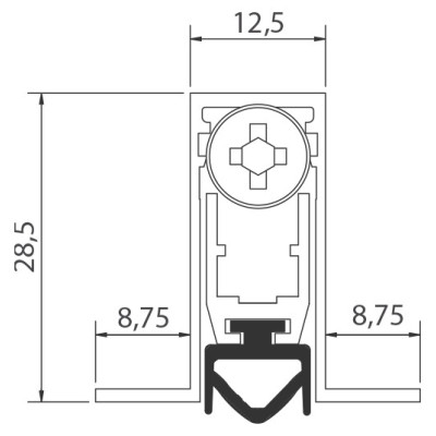 Automatic Door Seal 520