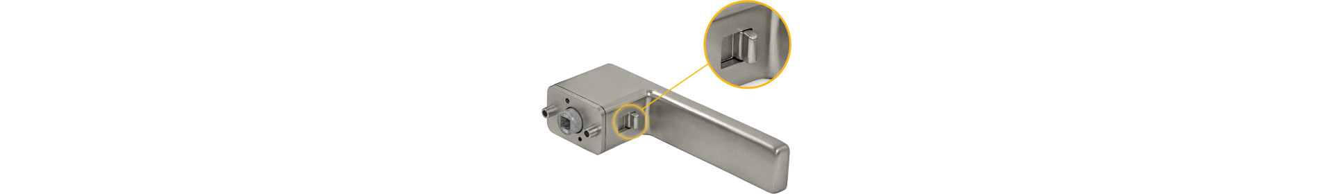 Door Handles with Integrated Locking