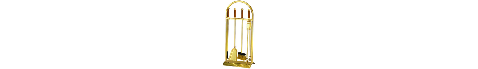 Kamin-Tools aus Messing